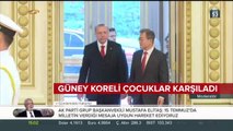 Güney Kore Devlet Başkanı Moon, İstiklal Marşı çalındığı sırada