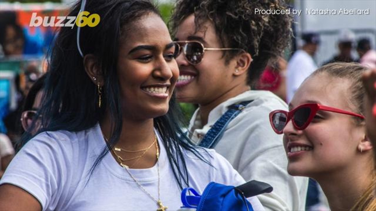Unseen Photos Show Sasha Obama Enjoying Music Festival