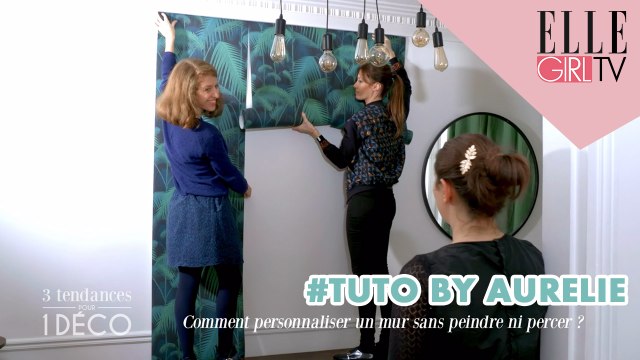 TUTO : Papier peint supsendu I 3 TENDANCES POUR 1 DECO avec MAREVA GALANTER sur ELLE GIRL TV ! #3