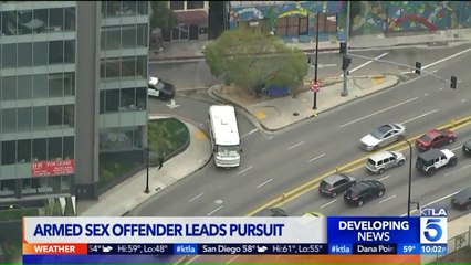 Armed Sex Offender on the Run After Leading Police on Chase in RV