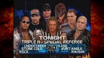 The Undertaker, Steve Austin & The Rock vs Kane, Kurt Angle & Rikishi 6 Man Tag Match 1/18/01 (1/2)