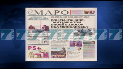 SHTYPI I DITES ME TITUJT E GAZETAVE E PREMTE 8 SHTATOR 2017 - News, Lajme - Kanali 7