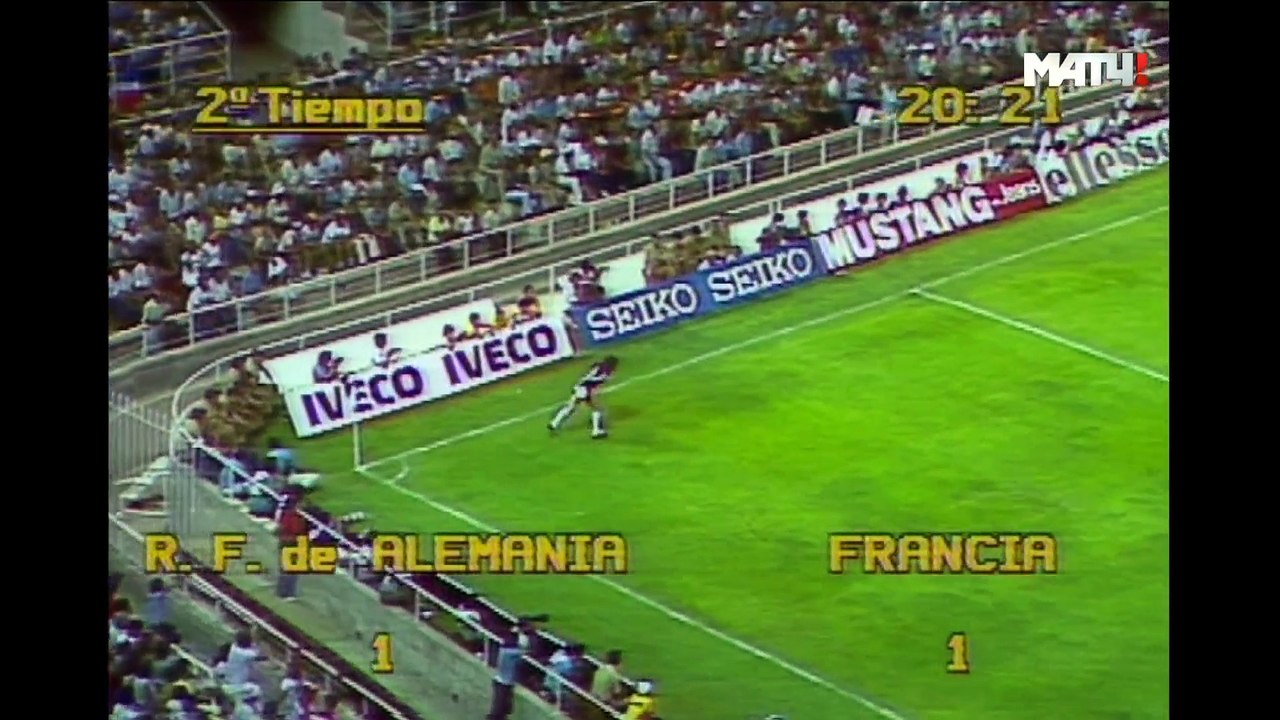 Чемпионат мира по футболу 1982 года Полуфинал ФРГ - Франция 2 тайм