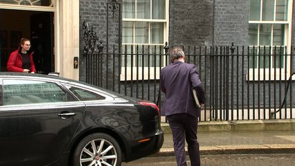 MPs arrive at Downing Street for Brexit meeting