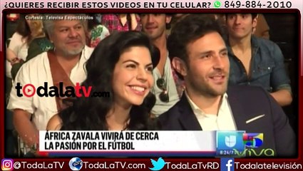 África Zavala  vivirá de  cerca la pasión del futbol-Telemicro-Video