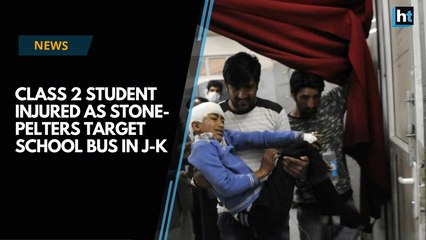 Class 2 student injured as stone-pelters target school bus in J-K
