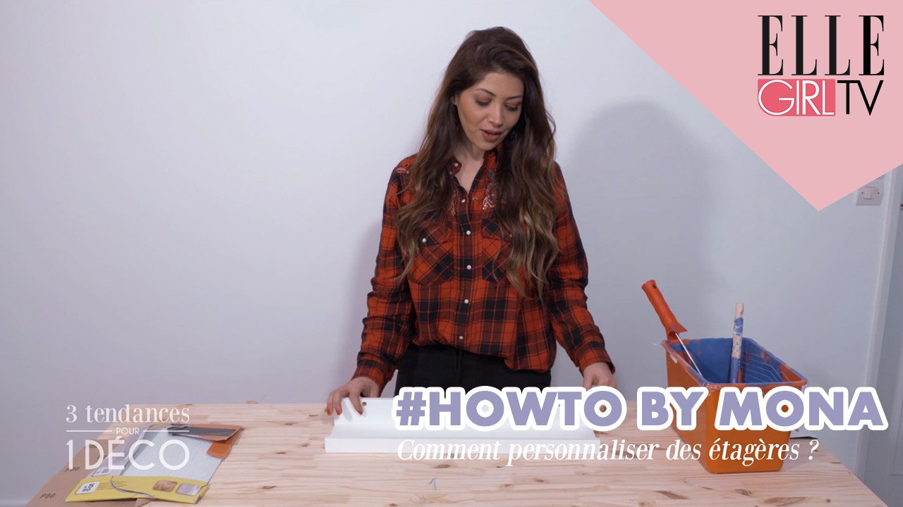 HOW TO : Etagères personnalisées I 3 TENDANCES POUR 1 DECO avec MAREVA GALANTER  sur ELLE GIRL TV ! #4
