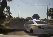 Florida Sheriff's Dashcam Shows High-Speed Chase With Black Jaguar SUV Reported Stolen