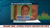 Report TV - Uragani ‘Irma’,shkrimtari Levonja për  Report Tv:Ishte kaos, drejt normalitetit