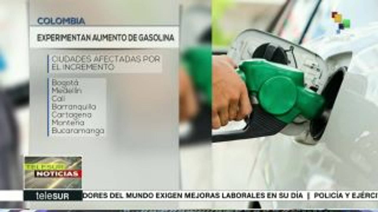 Aumenta el precio de la gasolina en trece ciudades colombianas