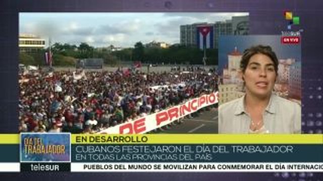 Cubanos celebran el Día Internacional del Trabajador