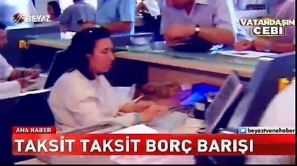 Taksit taksit borç barışı