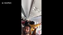 Window breaks in severe turbulence on Air India flight