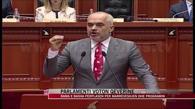 Parlamenti voton qeverinë “Rama 2” - News, Lajme - Vizion Plus