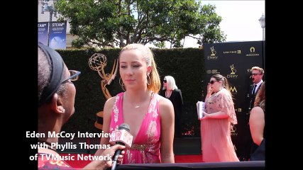 Eden  McCoy of General Hospital at 2018 Daytime  Emmy Awards