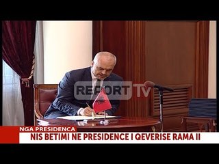 Report TV - Betohet Qeveria e re, Rama dhe Meta shtrëngojnë duart