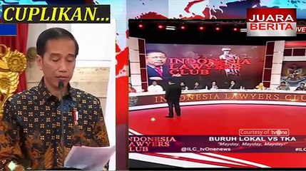 TERNYATA FADLI ZON PRO ASING? ADIAN NAPITUPULU BLAK-BLAKAN soal PERPRES TENAGA KERJA ASING DI ILC