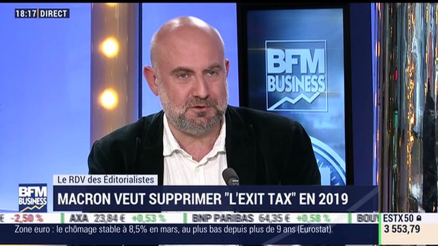 Le Rendez-Vous des Éditorialistes: Emmanuel Macron veut supprimer l'exit tax en 2019 - 02/05