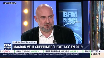 Le Rendez-Vous des Éditorialistes: Emmanuel Macron veut supprimer "l'exit tax" en 2019 - 02/05