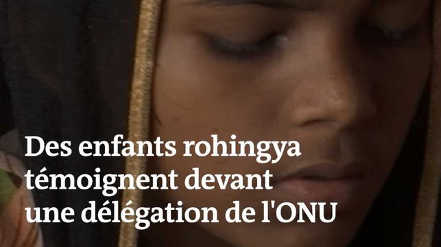 « J’étais en train de m’enfuir quand ils m’ont tiré dessus » : des enfants rohingya témoignent