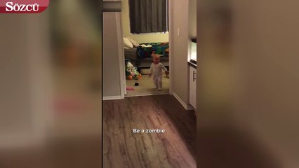 'Zombi bebek' izleyenleri güldürüyor