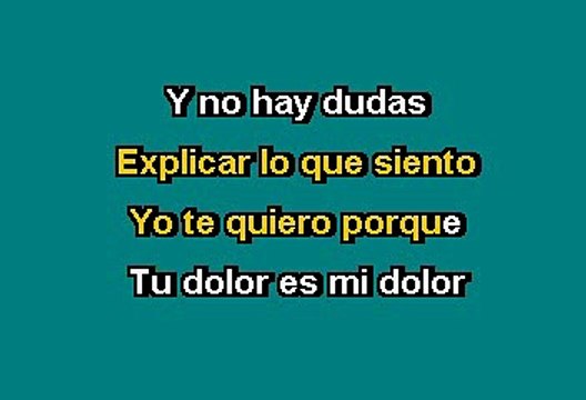 JUANES - PARA TU AMOR (KARAOKE)