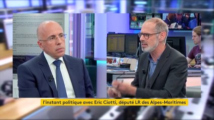 EXTRAIT. Eric Ciotti "demande des comptes au ministre de l'Intérieur" pour les débordements du 1er-Mai