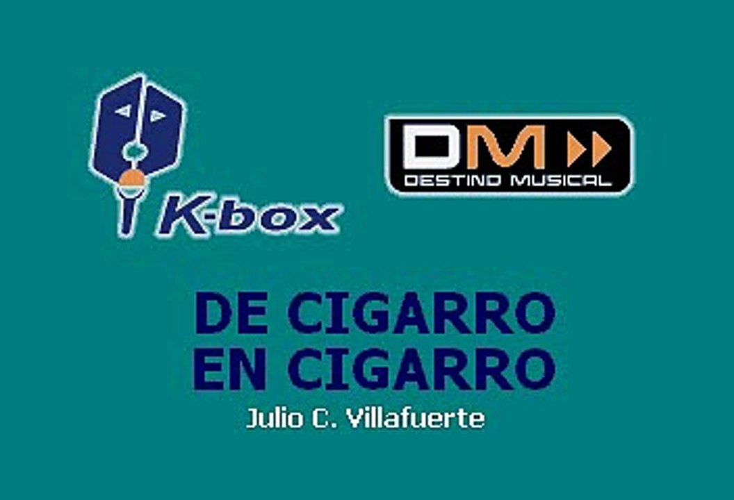 Julio Jaramillo - De cigarro en cigarro (Karaoke)