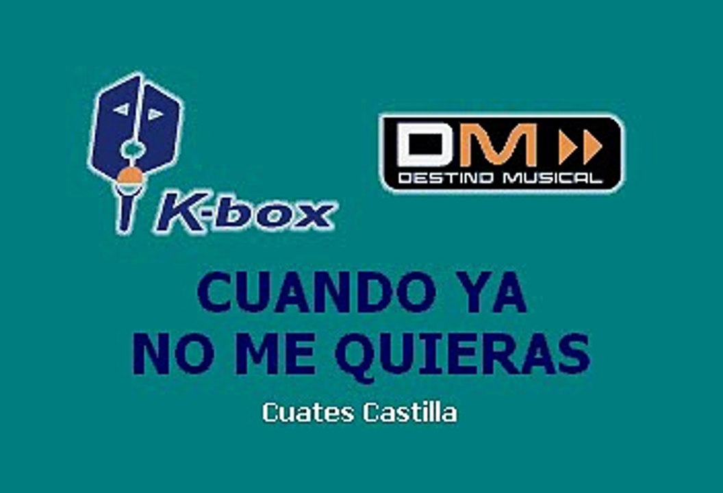 Julio Jaramillo - Cuando ya no me quieras (Karaoke)