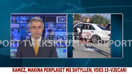 Report TV - I vodhi makinën babait,përplaset me shtyllën, humb jetën i mituri