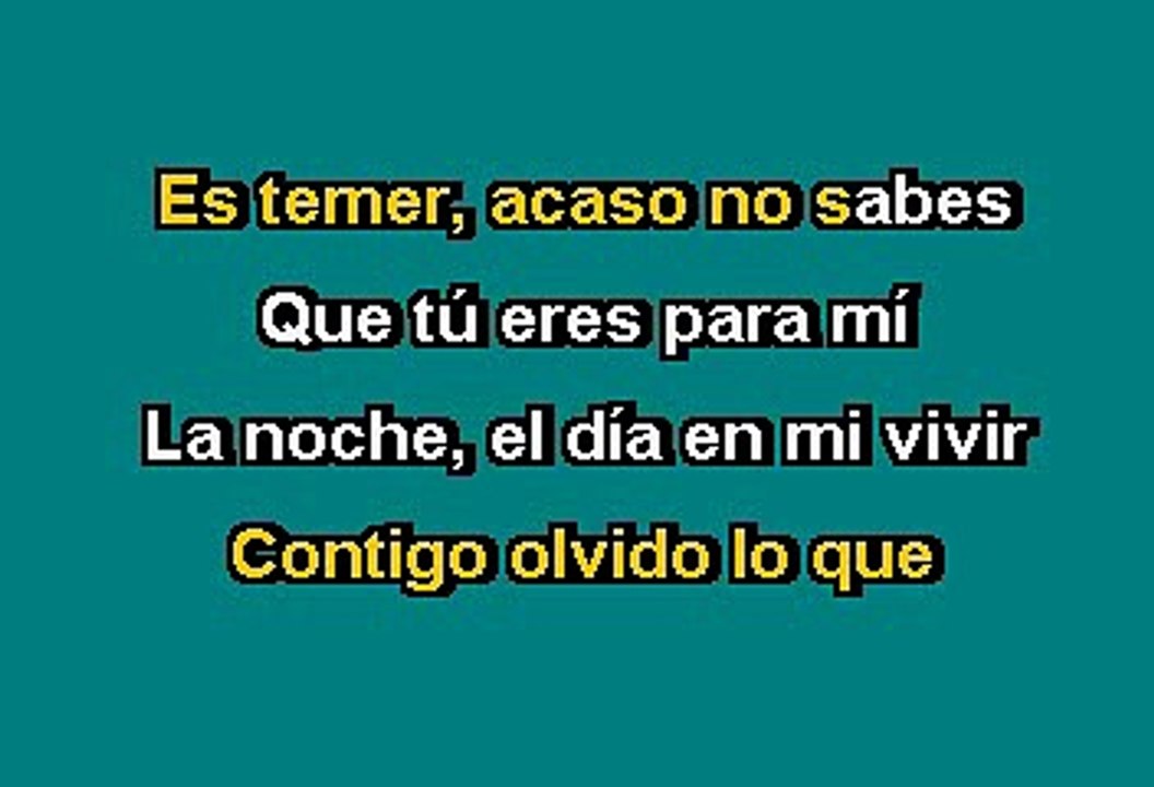 LA QUINTA ESTACIÓN - ALGO MAS (KARAOKE)