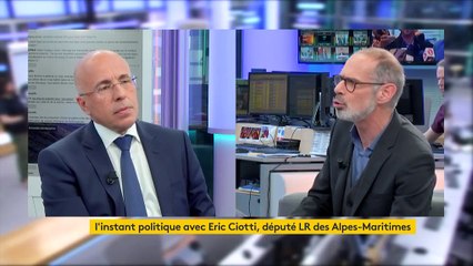 EXTRAIT. Eric Ciotti considère que la suppression de l'"exit tax" est "un cadeau aux très riches"