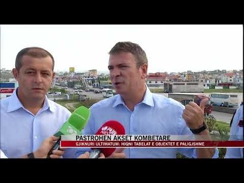 Gjiknuri ultimatum: Hiqni tabelat e objektet e paligjshme - News, Lajme - Vizion Plus