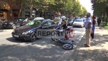 Report TV - Tiranë, makina tërheq zvarrë të riun, ikën me shpejtësi
