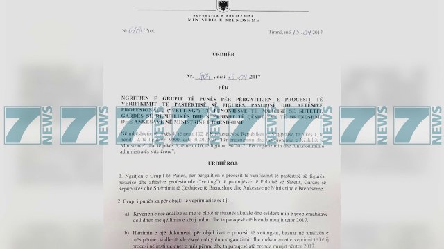 XHAFAJ FIRMOS URDHER VETINGU PER POLICET - News, Lajme - Kanali 7