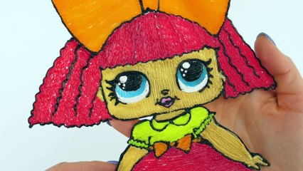 How To Draw LOL Doll Glitter Queen with 3D Pen   3D Pen Creation (2)
