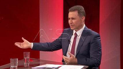 Lideri i VMRO-DPMNE- së Nikolla Gruevski, në Alsat