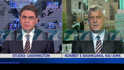 PRESIDENTI THAÇI INTERVISTE PER ZERIN E AMERIKES - News, Lajme - Kanali 10