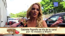Gabriela Pazmiño revela detalles de supuesta salida de su programa