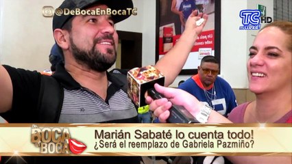 ¿Marián Sabaté ocupará el puesto que dejaría Gabriela Pazmiño?