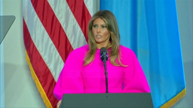 Fjalimi antibullizëm i Melanias - Top Channel Albania - News - Lajme
