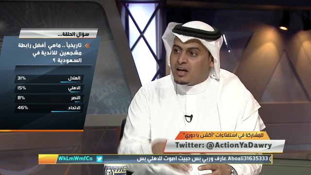 سلطان اللحياني: رابطة مشجعي الأندية تطورت كثيرا بالسنوات الأخيرة لكن رابط نادي #الاتحاد هي الأبرز تاريخيا .. ناصر الجديع: رابطة #الاتحاد لوحدها والبقية تأتي بعدها لكن لا يجب نسيان رئيس رابطة #الوحدة عاطي الموركي