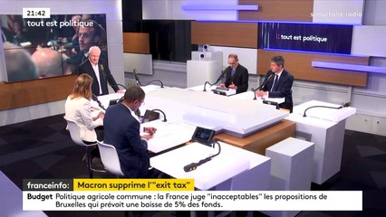 Suppression de "l'exit tax" : "On ne peut pas laisser des classes moyennes surtaxées et des très riches qui s'en sortent à bon compte", estime Gilles Platret (LR)