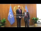 Report TV - SHBA, Rama takohet me kreun e OKB-së, Antonio Guterres