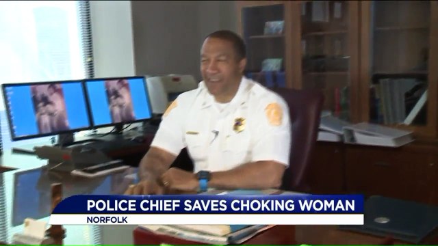 Virginia Police Chief Saves Choking Woman at Restaurant