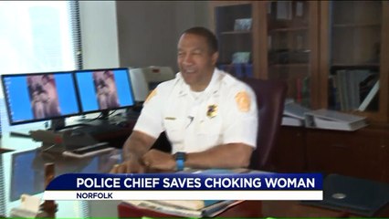 Virginia Police Chief Saves Choking Woman at Restaurant