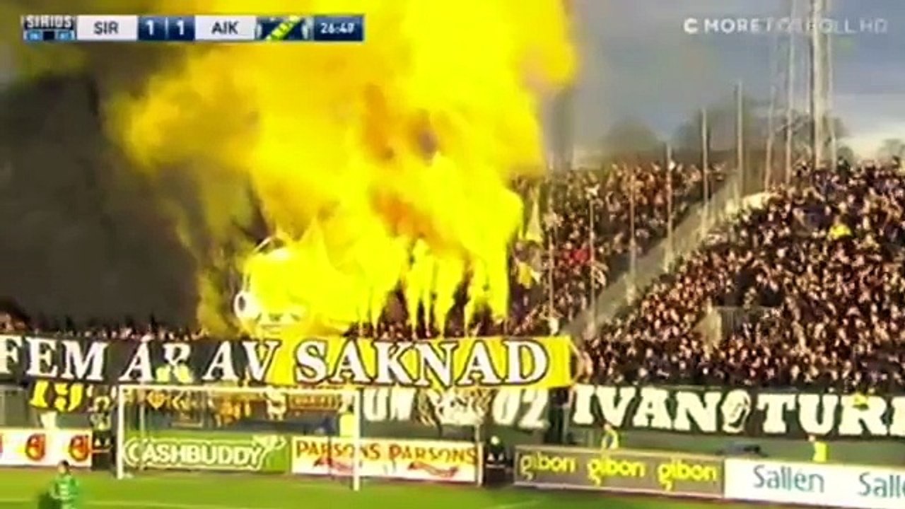 Sirius 2:3 AIK (Sweden. Allsvenskan. 2 May 2018)