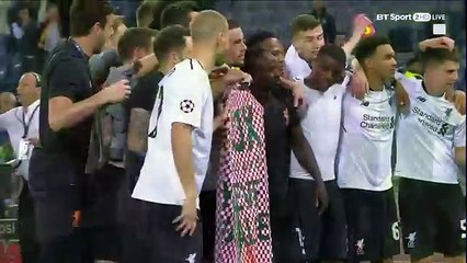 Liverpool players' amazing gesture to Sean Cox after the final whistle