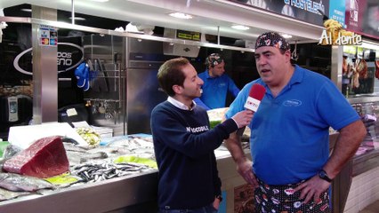 Mi Pulpito a la Gallega  se desplaza al mercado central a las instalaciones de Pescador Moreno receta de Salpicón de marisco