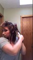 5-Minute Straightener Curls hair tutorial